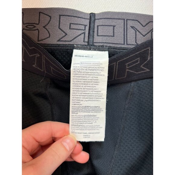 Under Armour Womens Compression Tight Pant Stretch Size M black Workout - Picture 3 of 9